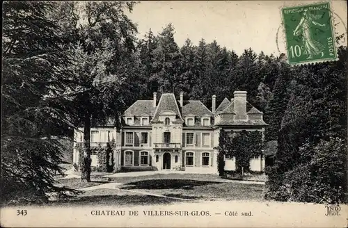 Ak Villers sur Glos Calvados, Le Chateau