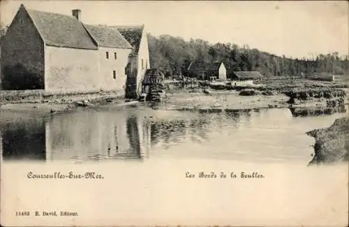 Ak Courseulles sur Mer Calvados, Les Bords de la Seulles