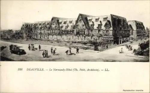 Ak Deauville Calvados, Le Normandy Hotel