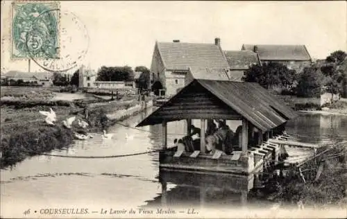 Ak Courseulles Calvados, Le Lavoir du Vieux Moulin