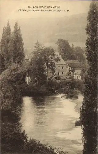 Ak Clécy Calvados, Le Moulin du Vey