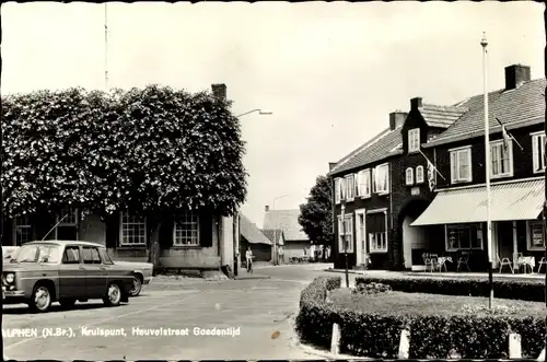 Ak Alphen Chaam Nordbrabant Niederlande, Kruispunt, Heuvelstraat Goedentijd