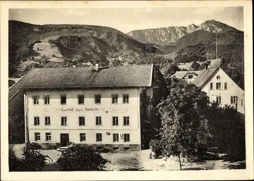 Ak Bergen im Chiemgau Oberbayern, Gasthaus Zum Hochfelln von Georg Lang