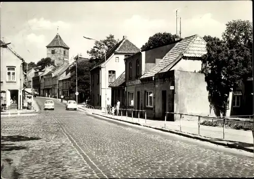 Ak Grevesmühlen in Mecklenburg, August Bebel Straße