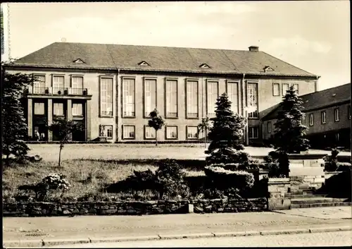 Ak Oelsnitz im Erzgebirge, Blick auf Gebäude