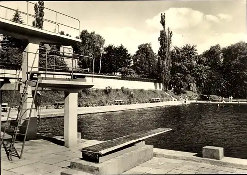 Ak Stollberg im Erzgebirge, Stadtbad