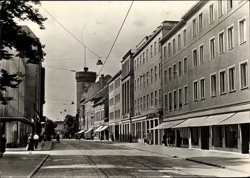 Ak Cottbus in der Niederlausitz, Spremberger Straße, Spremberger Turm