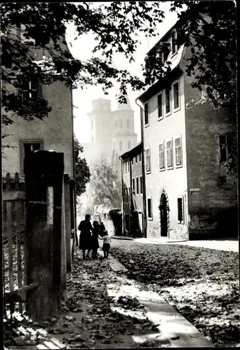 Ak Zittau in der Oberlausitz, Partie auf der Pfarrstraße