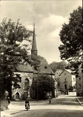 Ak Stollberg im Erzgebirge, Marienplatz