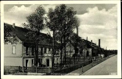 Ak Briesen in der Mark, Petershagener Straße