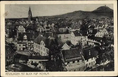 Ak Achalm Reutlingen in Württemberg, Blick auf Achalm