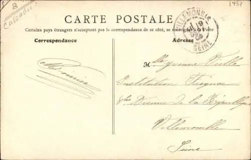 Ak Courseulles Calvados, la Pont de l'Ile de Plaisance