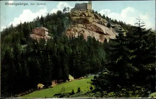 Ak Sobieszów Hermsdorf Kynast Riesengebirge Schlesien, Der Kynast