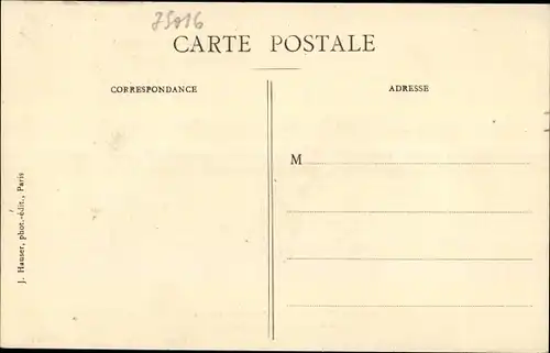 Ak Paris XVI Passy, la Crue de la Seine Janvier 1910, un Transbordement Quai de Passy