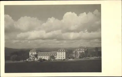 Foto Ak Weilburg an der Lahn Hessen, Schloss und Schlossgarten Weilburg