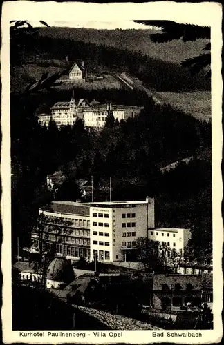 Ak Bad Schwalbach im Taunus, Kurhotel Paulinenberg, Villa Opel