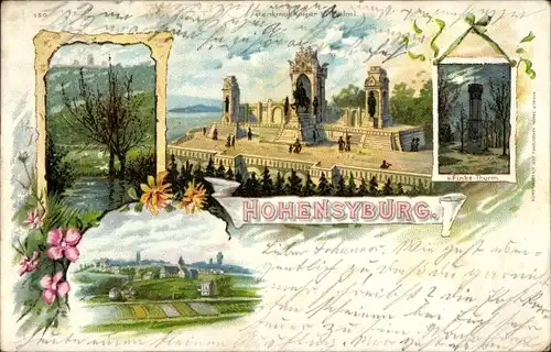 Litho Syburg Dortmund Nordrhein Westfalen, Hohensyburg