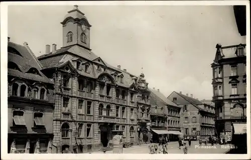 Ak Pirmasens am Pfälzerwald, Rathaus