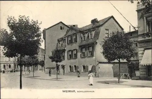 Ak Weimar in Thüringen, Schillerhaus