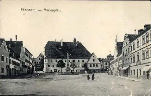 Ak Ebersberg in Oberbayern, Marienplatz