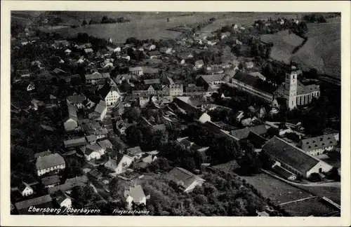 Ak Ebersberg in Oberbayern, Fliegeraufnahme