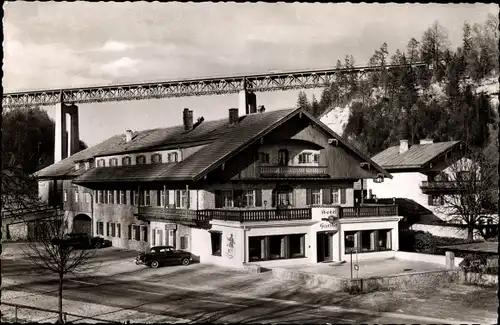 Ak Weyarn Oberbayern, Hotel Gasthof Bruckmühle