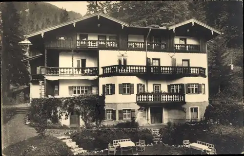 Ak Bayrischzell im Mangfallgebirge Oberbayern, Pension Haus Begrfried