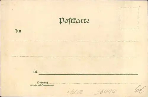 Litho Bad Liebenstein im Thüringer Wald, Teilansicht