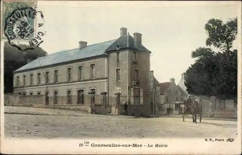 Ak Courseulles Calvados, la Mairie