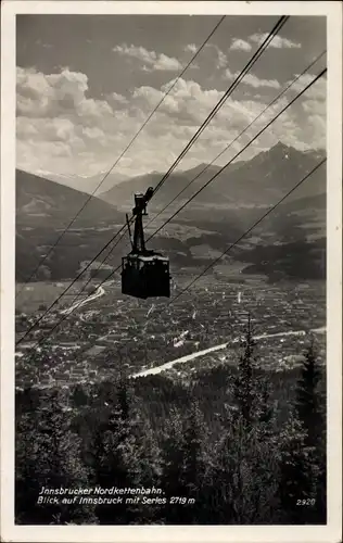 Ak Innsbruck in Tirol, Innsbrucker Nordkettenbahn