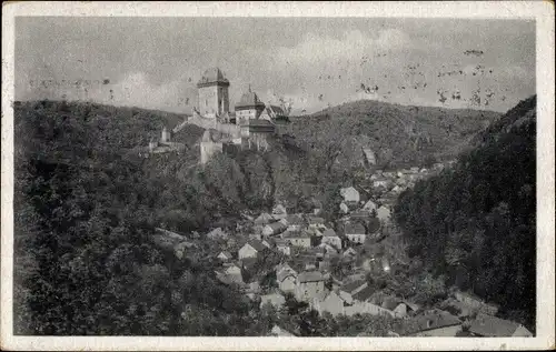 Ak Karlštejn Karlstein Mittelböhmen, Burg Karlstein