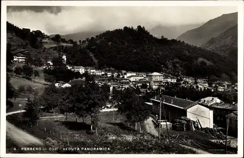 Ak Perrero Piemonte, Veduta Panoramica