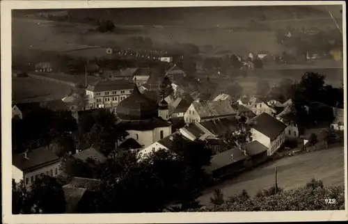 Ak Železná Ruda Markt Eisenstein Region Pilsen, Gesamtansicht