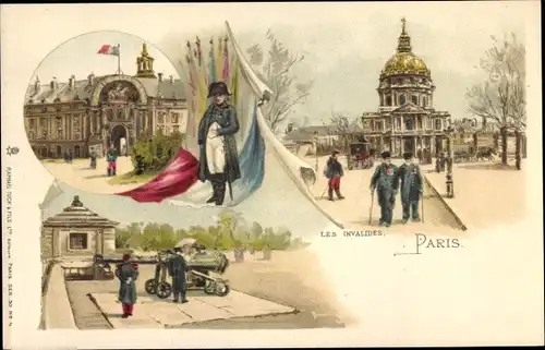 Litho Paris VII. Arrondissement, Les Invalides