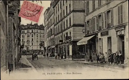 Ak Paris XVI., Rue Boileau