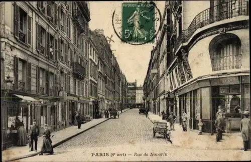 Ak Paris IX., Rue de Navarin