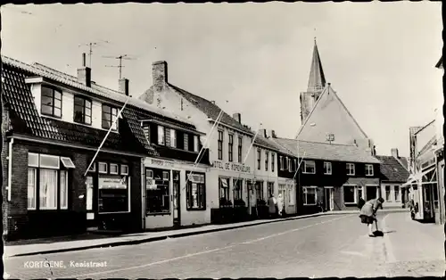 Ak Kortgene Noord Beveland Zeeland Niederlande, Kaaistraat