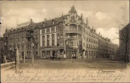 Ak Erfurt in Thüringen, Raiffeisenhaus