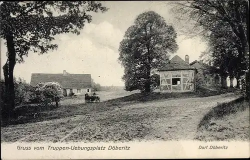 Ak Dallgow Döberitz im Havelland, Truppenübungsplatz, Dorf Döberitz