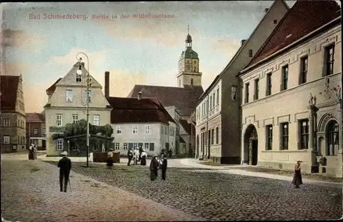 Ak Bad Schmiedeberg in der Dübener Heide, Wilhelmstraße