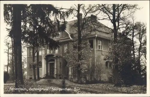 Foto Ak Georgenthal in Thüringen, Ferienheim Eichengrund