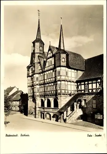 Ak Duderstadt im Eichsfeld, Rathaus