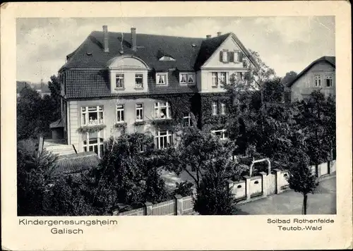 Ak Bad Rothenfelde am Teutoburger Wald, Blick zum Kinder Sanatorium von Dr. Galisch