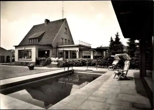 Ak Kettwig Essen im Ruhrgebiet, Garnjost, Schwimmingpool