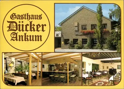 Ak Ankum in Niedersachsen, Gasthaus Dücker