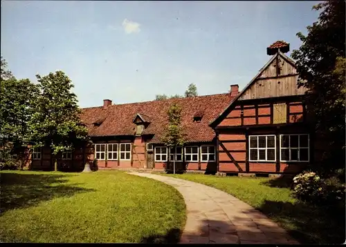 Ak Cloppenburg in Niedersachsen, Museumsdorf, Freilichtmuseum, Ministerialensitz Arkenstede