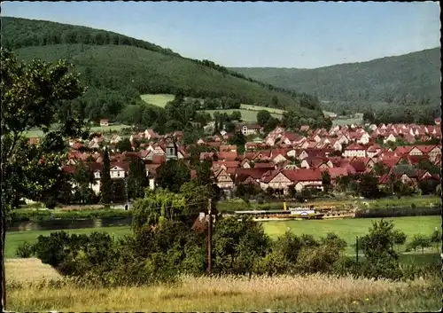 Ak Veckerhagen Reinhardshagen Weser, Gesamtansicht