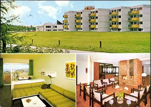 Ak Günne Möhnesee in Westfalen, Heinrich-Lübke-Haus, Familienferienheim KAB, Innenansicht