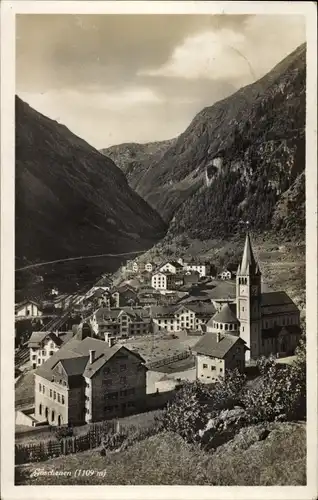 Ak Göschenen Kanton Uri, Teilansicht des Ortes