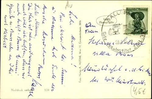 Ak Gallspach Oberösterreich, Dr. Zeileis,  Institut, Gartenanlage